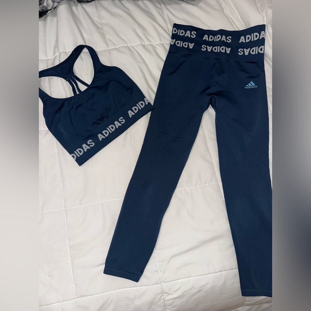 Adidas Dark Blue Activewear Set